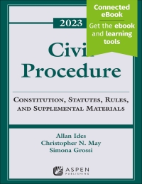 صورة الغلاف: Civil Procedure: Constitution, Statutes, Rules and Supplemental Materials, 2023 9798889062097