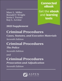 Cover image: Criminal Procedures: Cases, Statutes, and Executive Materials, Criminal Procedures: The Police, Criminal Procedures: Prosecution and Adjudication 7th edition 9798889062233