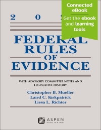 Cover image: Federal Rules of Evidence: With Advisory Committee Notes and Legislative History 2023 9798889062240