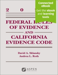 Imagen de portada: Federal Rules Evidence and California Evidence Code 2023 9798889062363