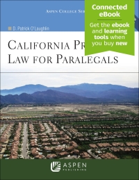 صورة الغلاف: California Property Law for Paralegals 8th edition 9780735584525