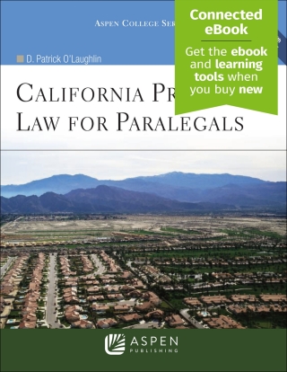 Cover image: California Property Law for Paralegals 8th edition 9780735584525