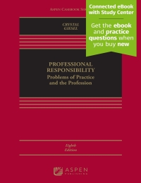 Cover image: Professional Responsibility 8th edition 9798889062936