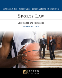 Cover image: Sports Law 4th edition 9798889062998