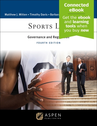 Imagen de portada: Sports Law 4th edition 9798889062998