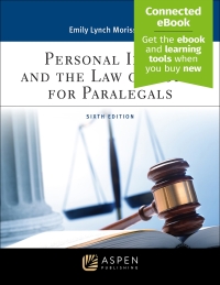 Imagen de portada: Personal Injury and the Law of Torts for Paralegals 6th edition 9781543858624