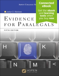 Cover image: Evidence for Paralegals 5th edition 9780735590137