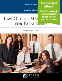 Imagen de portada: Law Office Management for Paralegals 4th edition 9781543813821