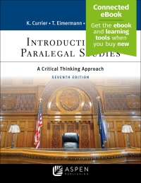 Omslagafbeelding: Introduction to Paralegal Studies 7th edition 9781543808902