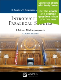 Cover image: Introduction to Paralegal Studies 7th edition 9781543808902