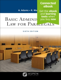 Cover image: Basic Administrative Law for Paralegals 6th edition 9781543826968
