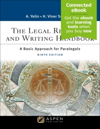 Cover image: Legal Research and Writing Handbook 9th edition 9781543826180