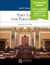 Cover image: Tort Law for Paralegals 7th edition 9781543847529