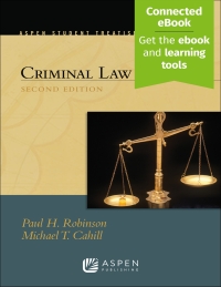 Omslagafbeelding: Aspen Treatise for Criminal Law 2nd edition 9781454807315