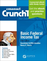 صورة الغلاف: Emanuel CrunchTime for Basic Federal Income Tax 5th edition 9781454852261