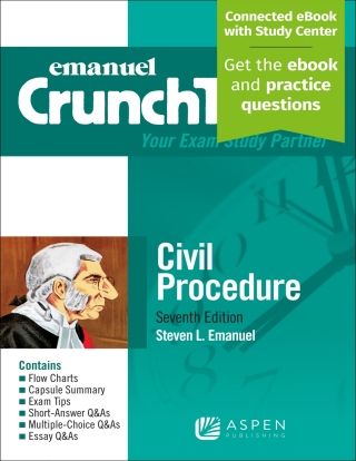Cover image: Emanuel CrunchTime for Civil Procedure 7th edition 9781454897477