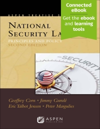 表紙画像: Aspen Treatise for National Security Law 2nd edition 9781543802788