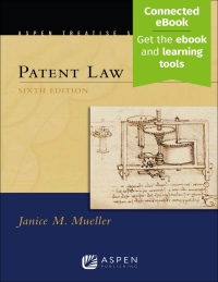 Cover image: Aspen Treatise for Patent Law 6th edition 9781543804522