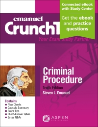 Cover image: Emanuel CrunchTime for Criminal Procedure 10th edition 9781543805758