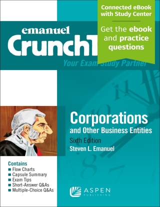 Imagen de portada: Emanuel CrunchTime for Corporations and Other Business Entities 6th edition 9781454897507