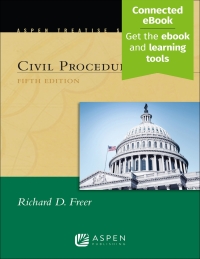 Cover image: Aspen Treatise for Civil Procedure 5th edition 9781543839005