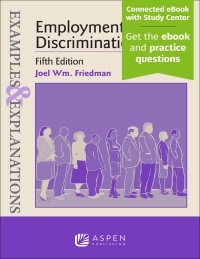 Imagen de portada: Examples & Explanations for Employment Discrimination 5th edition 9798889068150