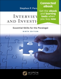 Cover image: Interviewing and Investigating 9th edition 9798889068686