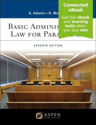 Cover image: Basic Administrative Law for Paralegals 7th edition 9798889068877