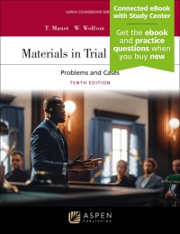 Imagen de portada: Materials in Trial Advocacy 10th edition 9781543857993
