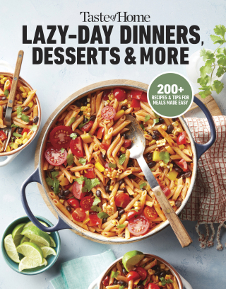 Cover image: Taste of Home Lazy-Day Dinners, Desserts & More 9798889770381