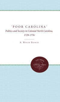 Imagen de portada: 'Poor Carolina' 1st edition 9780807814758