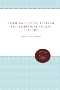 Omslagafbeelding: American Legal Realism and Empirical Social Science 1st edition 9780807821794