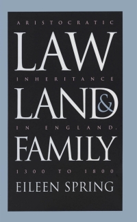 Cover image: Law, Land, and Family 1st edition 9780807846421