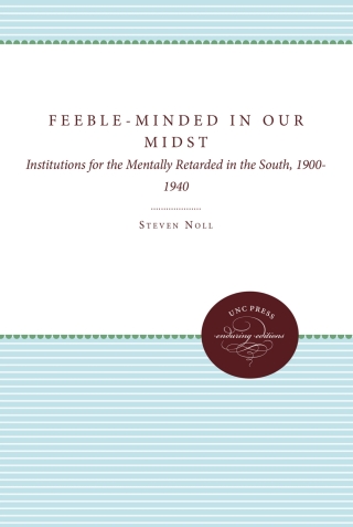 Cover image: Feeble-Minded in Our Midst 1st edition 9780807822203