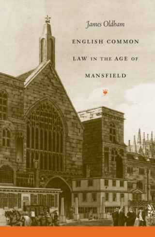 Cover image: English Common Law in the Age of Mansfield 1st edition 9780807828694