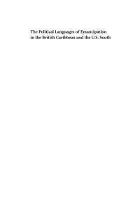 表紙画像: The Political Languages of Emancipation in the British Caribbean and the U.S. South 1st edition 9780807826805