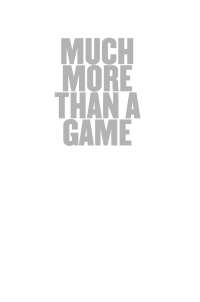 Imagen de portada: Much More Than a Game 1st edition 9780807825921