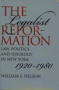 Imagen de portada: The Legalist Reformation 1st edition 9780807825914