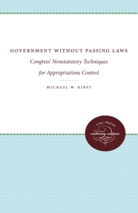 Cover image: Government Without Passing Laws 1st edition 9780807810941