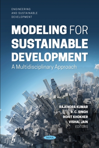 Omslagafbeelding: Modeling for Sustainable Development: A Multidisciplinary Approach 9798891130159