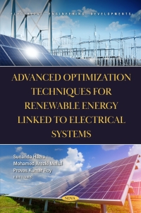 Cover image: Advanced Optimization Techniques for Renewable Energy Linked to Electrical Systems 9798891130432