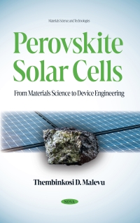 Cover image: Perovskite Solar Cells: From Materials Science to Device Engineering 9798891131309