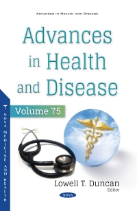 صورة الغلاف: Advances in Health and Disease. Volume 75 9798891131897