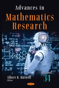 Imagen de portada: Advances in Mathematics Research. Volume 34 9798891132863