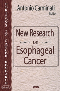 表紙画像: New Research On Esophageal Cancer (Horizons In Cancer Research, Volume 40) 9781600213847