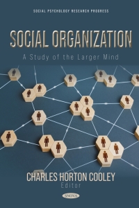 Cover image: Social Organization: A Study of the Larger Mind 9798891135673