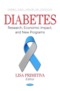 Imagen de portada: Diabetes: Research, Economic Impact, and New Programs 9798891135451