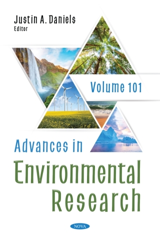 Imagen de portada: Advances in Environmental Research. Volume 101 9798891138285