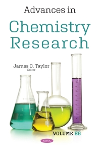 Cover image: Advances in Chemistry Research. Volume 86 9798891139701