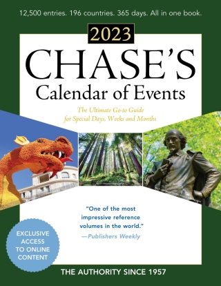 Cover image: Chase's Calendar of Events 2023 66th edition 9781636710686